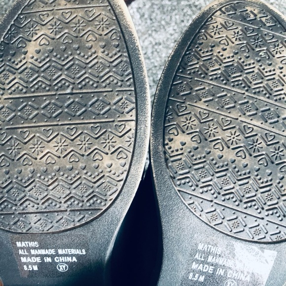 POP BRAND BLACK Heeled Mules/ Clogs-/// sz. 8.5 - Picture 6 of 8